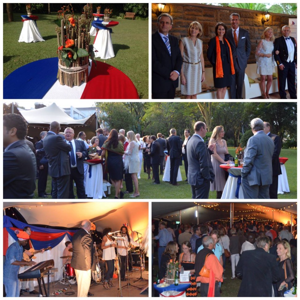 Dutch King's Day celebration at the Residence of the ambassador.